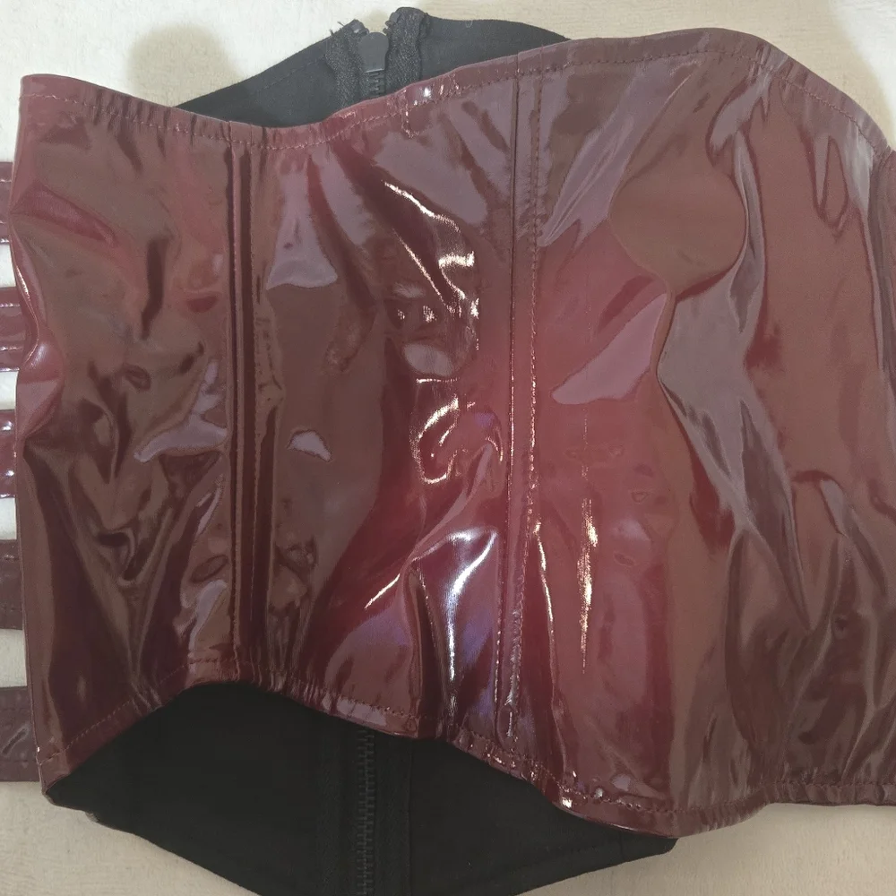Lip Service Burgundy Shapewear Corset - Picture 2 of 3